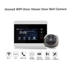 Ihome5 wireless wifi door display door camera door bell
